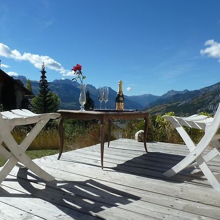Studio Barcelonnette Ubaye, Provence Enchastrayes ภายนอก รูปภาพ