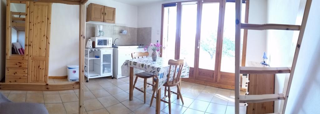 Studio Barcelonnette Ubaye, Provence Enchastrayes ภายนอก รูปภาพ